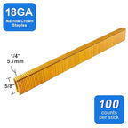 SimCos 18 Gauge 1/4" Narrow Crown Staples, Galvanized Upholstery Staples - Image 2