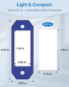 ttstar 40 Pack Key Tags Identifiers – Hexagon Design Key Rings - Image 4