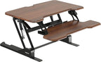 Mount-It! Height Adjustable Standing Desk Converter, Compact 30” Wide Tabletop - Image 7