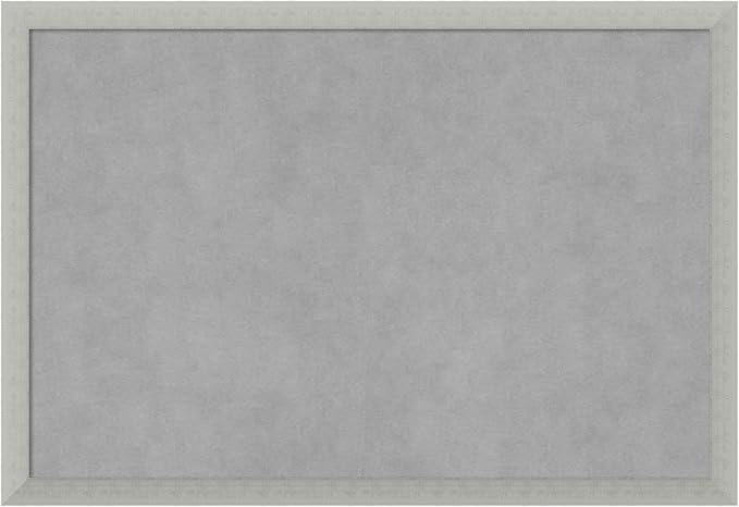 Amanti Art Silver Framed Magnetic Board 18x26 Medium Vision Board by AmantiArt
