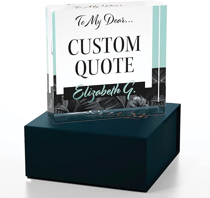 Custom Acrylic Sign Personalized, Custom Desk Name Plate, 18 Styles, - Image 8