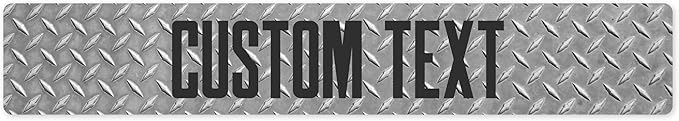 Custom Sign, Custom Street Sign, 11 Font Colors, 13 Font Styles, 4 Hole Options by MySignCenter