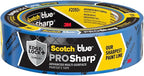 ScotchBlue PROSharp Painter's Tape 1.5 Inch Wide 1 Roll Blue Tape Protects by ScotchBlue