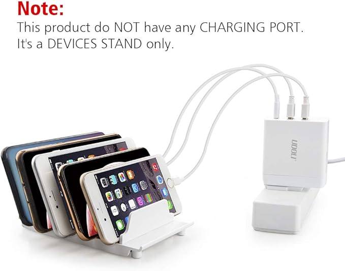UDOLI Adjustable Universal Cell Phone Dock Stand Holder, Tablet Organizer Multi - Image 3