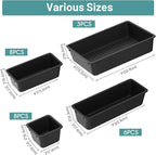 WOWBOX 25 PCS Plastic Drawer Organizer Set, Desk Drawer Divider Organizers and - Image 2