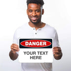 Custom Danger Sign, OSHA Sign, 10x14 Inches, Rust Free .040 Aluminum, Fade - Image 2