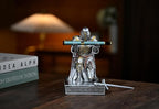 NCQIXIAO Medieval Templar Vanguard Officer Knight Pen Holder Pen Stand Desk - Image 6