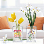 Vgrti Just breathe 2 Pack Acrylic Cosmetic Pencil Pen Holder Cup, Hope - Image 5