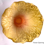 Bieye LS25 Lily Flower Blown Glass Lampshade - Image 3