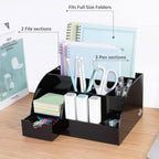 My Space Organizers Black Desk Organizer - Image 7