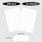 Blank Removable Labels, 1x3 Inch White Freezer Labels - Image 5