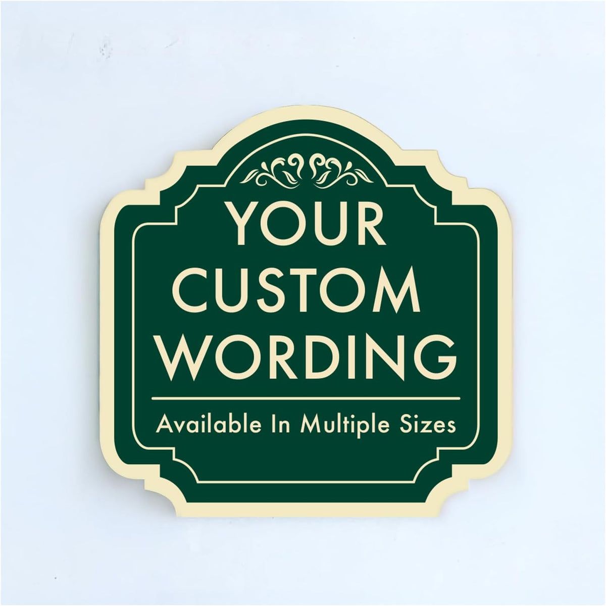 Custom Decorative Outdoor Metal Sign