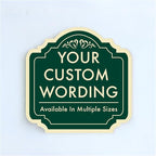 Custom Decorative Outdoor Metal Sign by SpeedyOrders