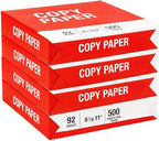 4 Reams Copy Paper – 8.5x11 Letter Size, 92 Bright – Multipurpose Printer Paper by Unknown