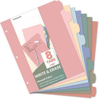 Forvencer 8-Tab Binder Dividers by Forvencer