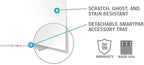 Ghent M1 Porcelain Magnetic Whiteboard, Aluminum Frame - Image 3
