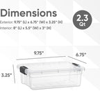 Superio Clear Storage Bins - Image 2