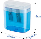 KIDMEN 12 PCS 2 Holes Small Manual Pencil Sharpener - Image 4