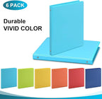 0.5-inch 3-Ring Binder with 2 Interior Pockets, 0.5'' Basic Binders Holds US - Image 7