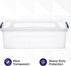 Superio Storage Bins with Lids, Stackable Totes, BPA Free, Odor Free, Organizer - Image 6