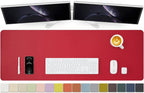 Large Desk Mat - 47.2"x 17" Non-Slip PU Desk Pad by HOMIEAZICOZI