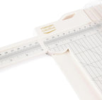 Vaessen Creative Trimmer + Scoring Board 4.5" for Scrapbooking, Cardmaking and Other Paper Crafts, White, 11,4 x 30,5 cm