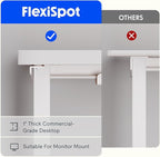 FLEXISPOT Corner Desk Dual Motor L Shaped Computer Electric Standing Sit Stand - Image 7