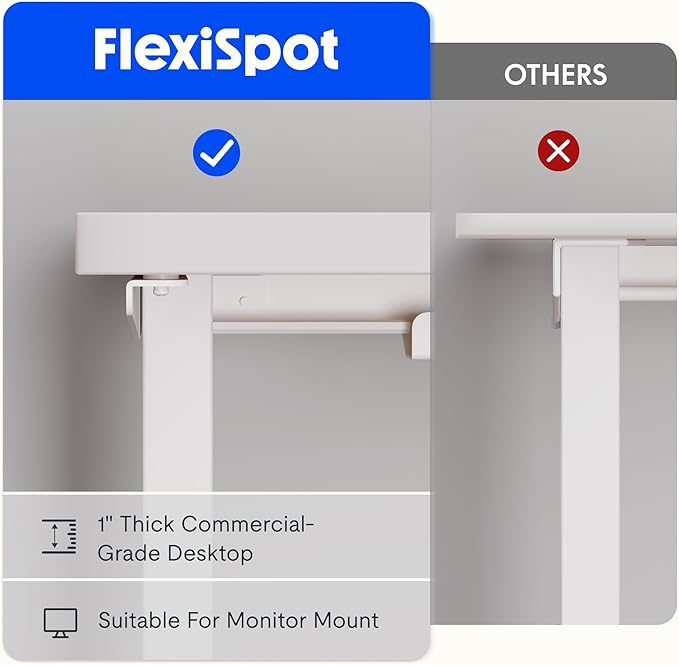 FLEXISPOT Corner Desk Dual Motor L Shaped Computer Electric Standing Sit Stand - Image 7