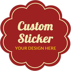 Custom 100, Thank You Labels, 1/2/3/4 inch by Bemumley