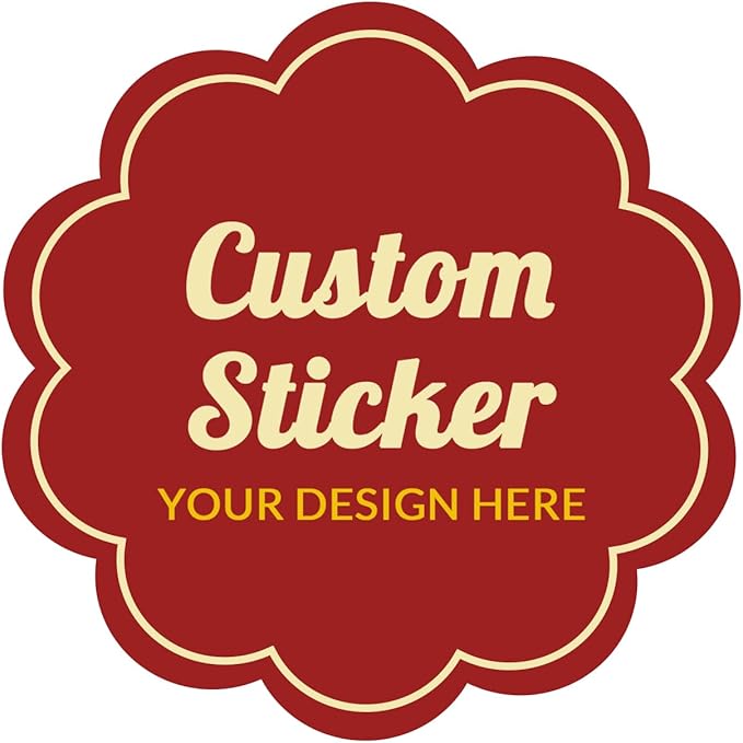 Custom 100, Thank You Labels, 1/2/3/4 inch by Bemumley