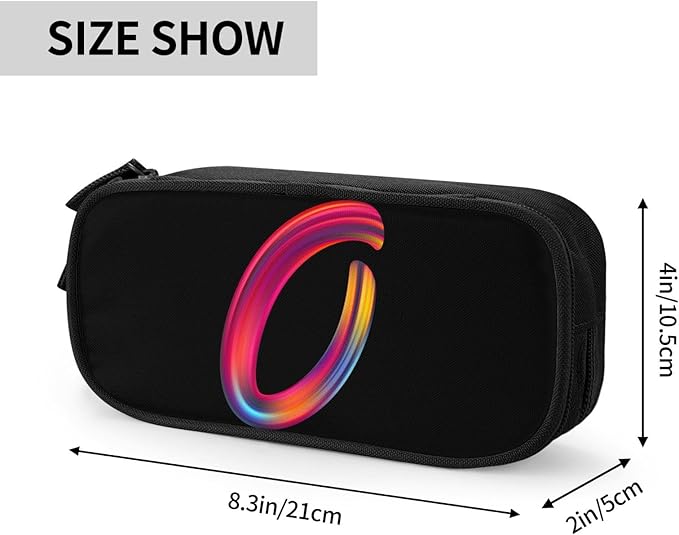 Pazacon Cute Initial Pencil Case - Image 2