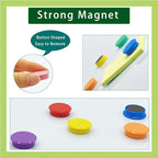 PYJLBX Fridge Magnets, 10 Pack Strong Refrigerator Magnets, Colorful Cute Mini - Image 2