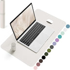 YSAGi Non-Slip Leather Desk Pad, Waterproof Laptop Computer Desk Keyboard Mat by YSAGi