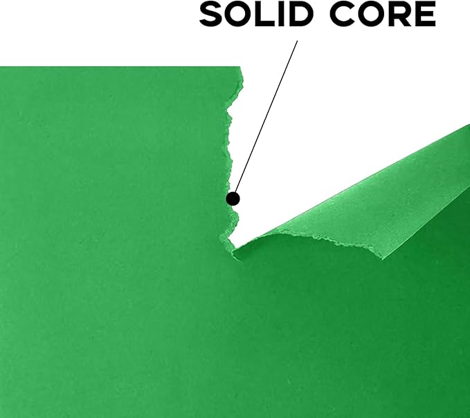 100 Sheets Green Cardstock 8.5 x 11, Goefun 65lb Green Construction Paper 8.5 x - Image 3
