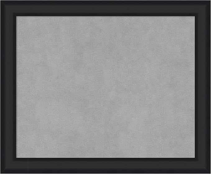 Amanti Art Black Framed Magnetic Board 19x23 Small Vision Board by AmantiArt