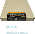 Lineco, Archival Tan 3-Ring Binder Preservation Album Box 12.25 x 11.25 x 2 - Image 3