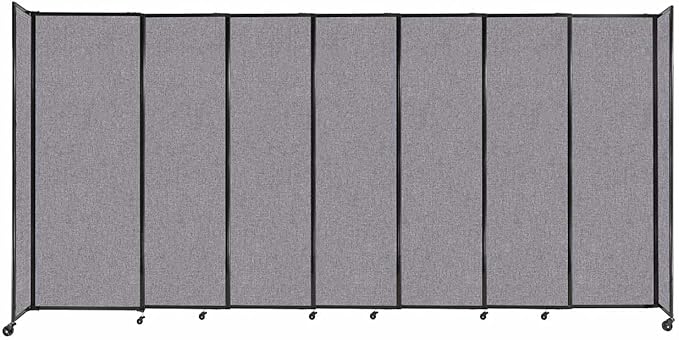Versare Straightwall Sliding Portable Wall Partition | Freestanding Office by VERSARE