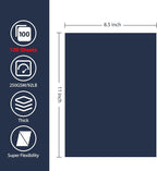 OcePor 100 Sheets Navy Blue Cardstock Paper, Colored Printer Paper 8.5 x 11 - Image 2