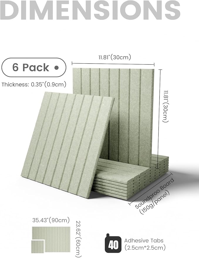 Fluxynara Large Felt Bulletin Board 36" x 24" Cork Board Alternative-6 Pack - Image 2
