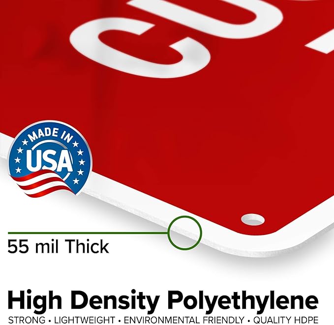 Custom Arrow, Custom Directional Sign, Up Arrow, 7x10 Inches, 55 mil thick HDPE - Image 3
