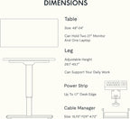 FLEXISPOT EN2 Whole-Piece Standing Desk - Image 7