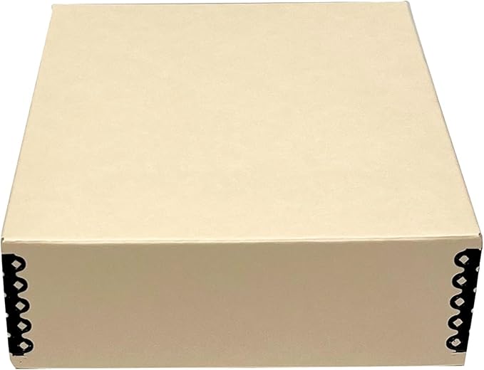 Lineco Museum Archival Storage Box, 9.25x11.75x3 in. Drop Front Design. by Lineco