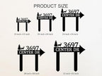 Custom Metal Yard Arrow Address Sign - Image 5