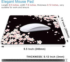 IMAYONDIA Cute Pink Flowers Mouse Pad, Cherry Blossom Mouse Pad, Serene - Image 2