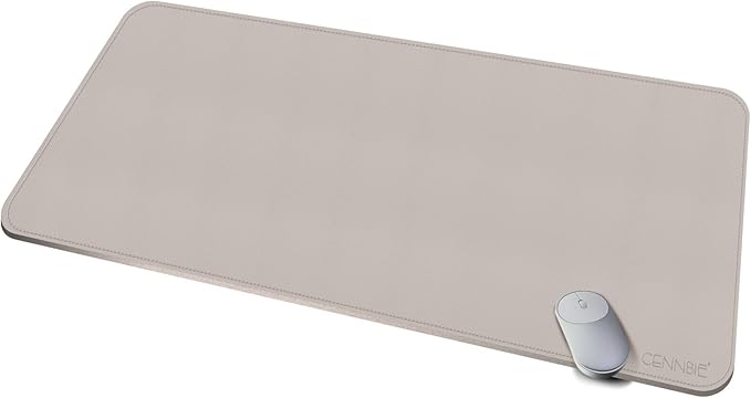 CENNBIE 39.3" x 19.6" Leather Desk mat, Desk mats on top of desks, Perfect Desk by CENNBIE