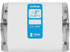 Brother Genuine CZ-1005 Continuous Length ~ 2 (1.97”) 50 mm Wide x 16.4 ft. (5 m) Long Label roll Featuring Zink Zero Ink Technology