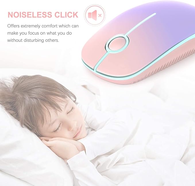 VssoPlor Wireless Mouse, 2.4G Slim Portable Computer Mice - Image 3