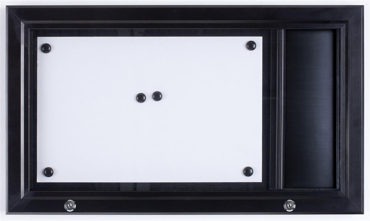 Displays2go Bulletin Board, Magnetic Surface, Wall Mounted