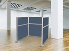 Versare Hush Panel Cubicle Kit | Workstation Partition Walls | Sound Dampening - Image 2
