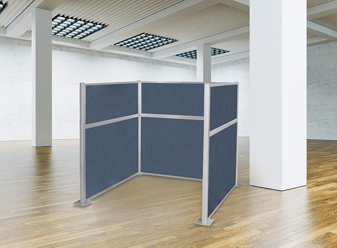 Versare Hush Panel Cubicle Kit | Workstation Partition Walls | Sound Dampening - Image 2